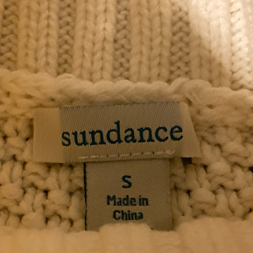 Sundance Cable Knit Sweater – Size Small - Picture 3 of 8